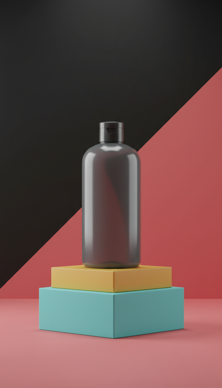 Hair Dye Shampoo With Palette Display